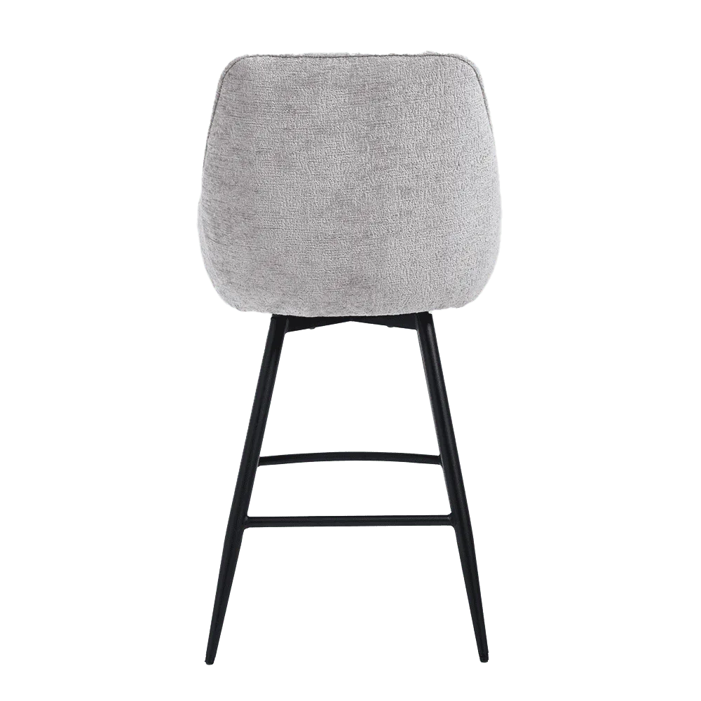 Trino Barhocker - Stoff Trenza 08 Oyster (drehbar) - Tower Living