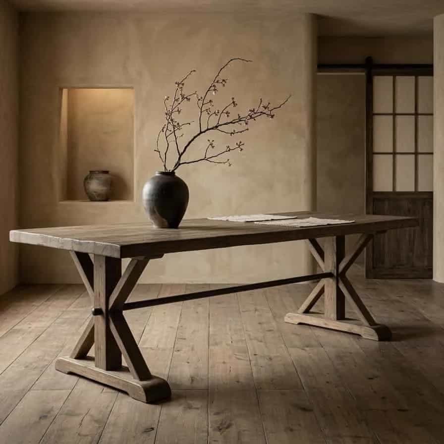 Klostertisch Riegel | Altes Teakholz