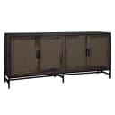 Carini Sideboard schwarz 200 cm - Tower Living