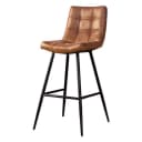 Navarre Barhocker - Stoff Cognac - Tower Living