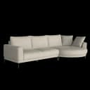 Prescot 2 5-AL + Chaise R - Sahara 120 sand - Tower Living