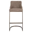 Barhocker Bolton brauner Tweed (2er Set) - Richmond Interiors