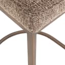 Barhocker Bolton brauner Tweed (2er Set) - Richmond Interiors