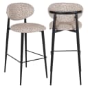 Barhocker Dantes natur geo feuerhemmend - Richmond Interiors