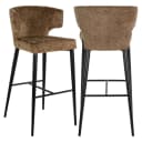 Barhocker Taylor brandy fusion feuerhemmend - Richmond Interiors