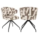 Esszimmerstuhl Milly moss graffic swivel - Richmond Interiors