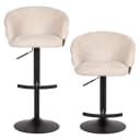 Barstuhl Nikki Niagara beige drehbar feuerhemmend - Richmond Interiors