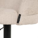 Barstuhl Nikki Niagara beige drehbar feuerhemmend - Richmond Interiors