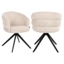 Esszimmerstuhl Serenity Niagara Beige Drehstuhl feuerhemmend - Richmond Interiors