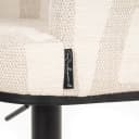 Barstuhl Cheyenne beige graffic drehbar - Richmond Interiors