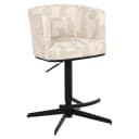 Barstuhl Cheyenne beige graffic drehbar - Richmond Interiors