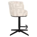 Barstuhl Cheyenne beige graffic drehbar - Richmond Interiors