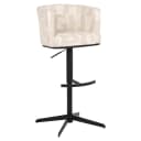 Barstuhl Cheyenne beige graffic drehbar - Richmond Interiors