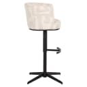 Barstuhl Cheyenne beige graffic drehbar - Richmond Interiors