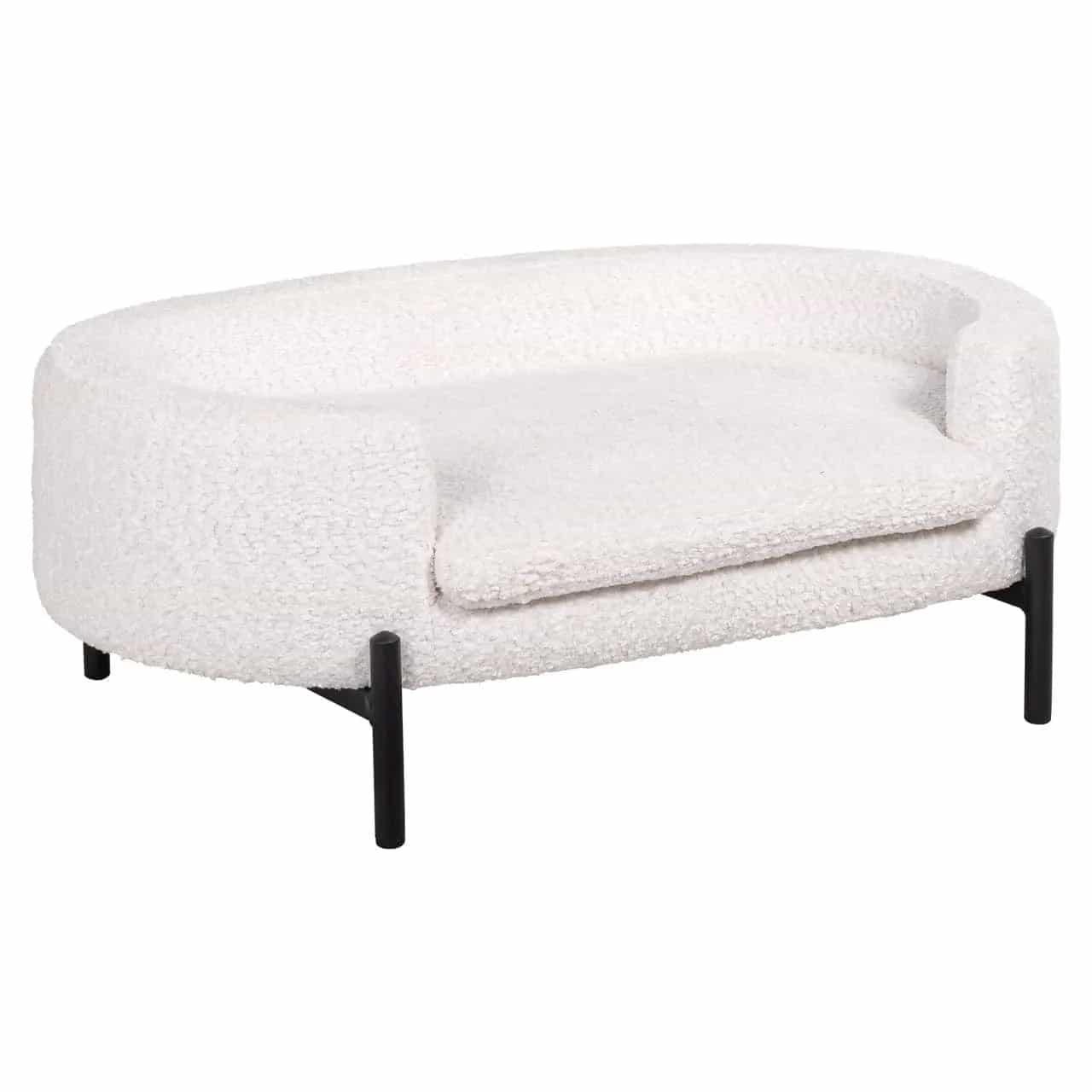 Hundebett Dolly sheep white