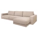 Sitzbank Trentino cayennebraun 3,5-Sitzer + Lounge links oder rechts - Richmond Interiors