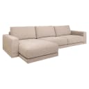 Sitzbank Trentino cayennebraun 3,5-Sitzer + Lounge links oder rechts - Richmond Interiors