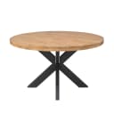 Runder Esstisch Dakota Natur-Mangoholz 140 cm - Starfurn
