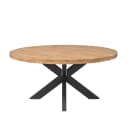 Runder Esstisch Dakota Natur-Mangoholz 150 cm - Starfurn