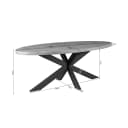 Esstisch Dakota | 180 cm | Oval - Starfurn