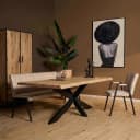 Baumstammtisch Dakota Natur-Mangoholz 160 cm - Starfurn