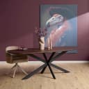 Ferris Eiche Esstisch | Dänisch Oval 240 cm | Braun - Starfurn