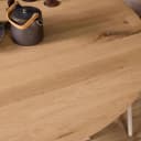 Runder Esstisch Ferris Natur, Tischbeine in Sand-Eiche, 110 cm - Starfurn