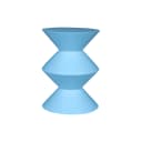 Beistelltisch Abel Blau Mangoholz 33 cm - Starfurn