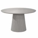 Runder Esstisch Solana Taupe Mangoholz 130 cm - Starfurn