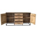 Sideboard Dakota Natur-Mangoholz 165 cm - Starfurn