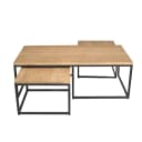 Runder Esstisch Dakota Natur-Mangoholz 150 cm - Starfurn