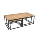 Runder Esstisch Dakota Natur-Mangoholz 150 cm - Starfurn