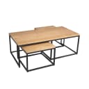 Runder Esstisch Dakota Natur-Mangoholz 150 cm - Starfurn