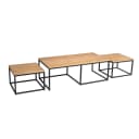 Runder Esstisch Dakota Natur-Mangoholz 150 cm - Starfurn