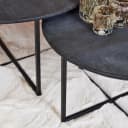 Couchtisch Arlington Schwarz | 70 cm | 2er-Set - Starfurn