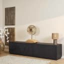 TV-Schrank Brüssel Schwarz | 200 cm - Starfurn