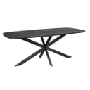 Esstisch Elegance Schwarz | 240 cm | Dänisch oval - Starfurn