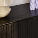 Sideboard Madison, schwarz, Mangoholz, 165 cm - Starfurn