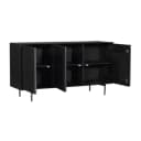 Sideboard Madison, schwarz, Mangoholz, 165 cm - Starfurn