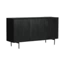 Sideboard Madison, schwarz, Mangoholz, 165 cm - Starfurn