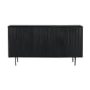 Sideboard Madison, schwarz, Mangoholz, 165 cm - Starfurn