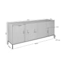 Sideboard Madison Braun Mangoholz 210 cm - Starfurn