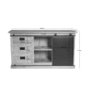 Sideboard Fresno Natur-Mangoholz 160 cm - Starfurn