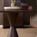 Runder Esstisch Lima, braunes Mangoholz, 130 cm - Starfurn