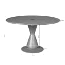Runder Esstisch Lima, braunes Mangoholz, 130 cm - Starfurn