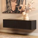 TV-Hängeelement Madison Schwarz | 120 cm - Starfurn