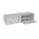 Hänge-TV-Element Madison Braun | 120 cm - Starfurn