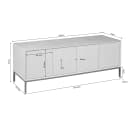 Fernsehmöbel Madison Natural | 165 cm - Starfurn