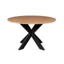 Runder Esstisch Madison Natur-Mangoholz 110 cm - Starfurn