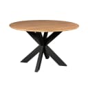 Runder Esstisch Madison Natur-Mangoholz 110 cm - Starfurn